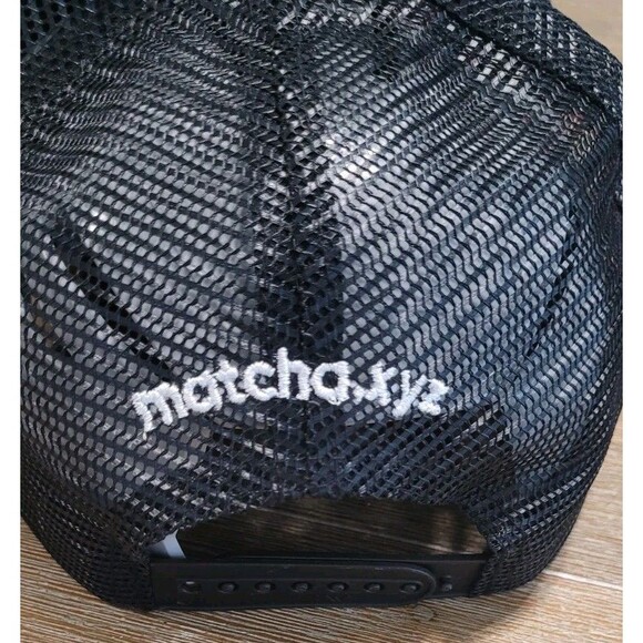 Matcha Routing Team Trucker Hat Black Snapback Cap Yellow Rope  OX V2 Matcha.xyz - Picture 3 of 6